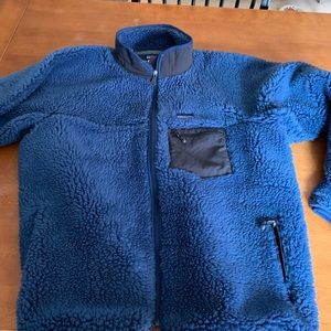Patagonia Men’s Retro X Deep Pile Jacket Blue